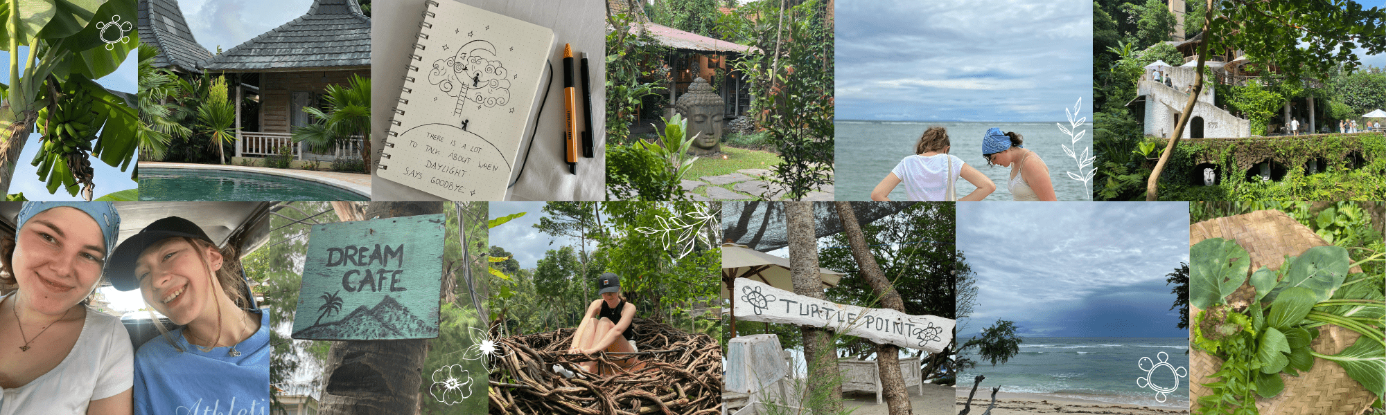 mood board, travel aesthetic, gap year, inspiration, indonesia travel