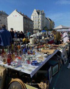 Naschmarkt famous flea market